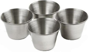 Norpro - 4 Piece Stainless Steel Sauce/Butter Cups - 208
