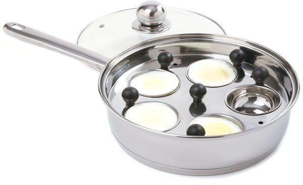 Norpro - 5 Egg Poacher/Skillet with Lid - 669
