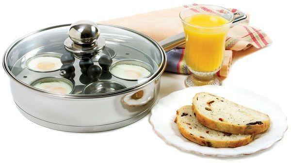 Norpro - 5 Egg Poacher/Skillet with Lid - 669