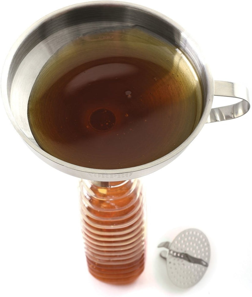 Norpro - 5" Stainless Steel Funnel with Strainer - 245