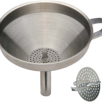 Norpro - 5" Stainless Steel Funnel with Strainer - 245