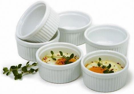 Norpro - 6 Piece 3oz Porcelain Ramekins - 258