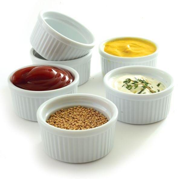 Norpro - 6 Piece 3oz Porcelain Ramekins - 258