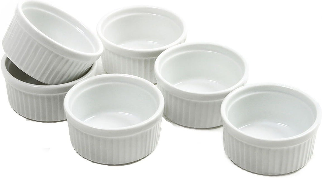 Norpro - 6 Piece 3oz Porcelain Ramekins - 258