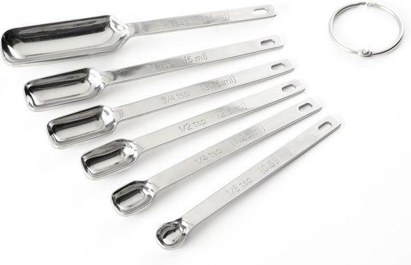 Norpro - 6 Piece Set Stainless Steel Measuring Spoons - 3060