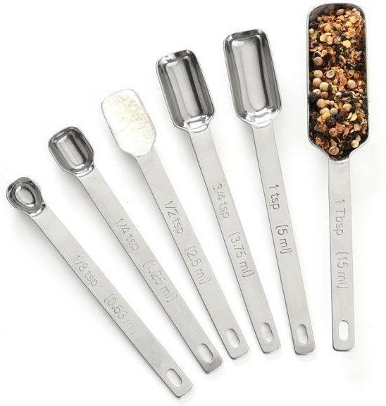 Norpro - 6 Piece Set Stainless Steel Measuring Spoons - 3060
