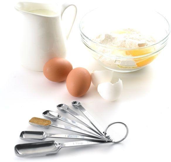 Norpro - 6 Piece Set Stainless Steel Measuring Spoons - 3060