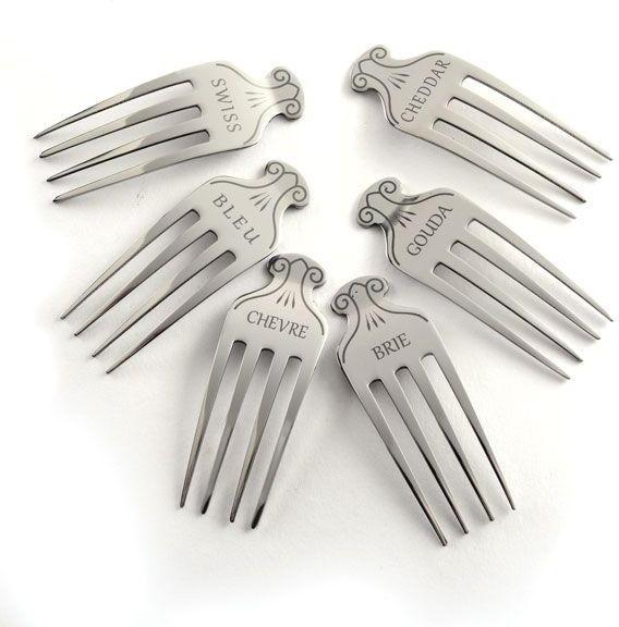 Norpro - 6 Piece Stainless Steel Cheese Markers - 334