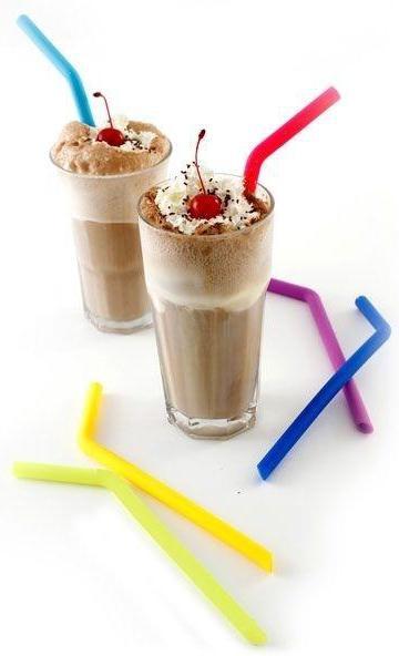 Norpro - 6 Reusable Silicone Straws with 2 Cleaning Brushes - 407
