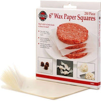 Norpro - 6" Wax Paper Squares 250 Pieces - 3404