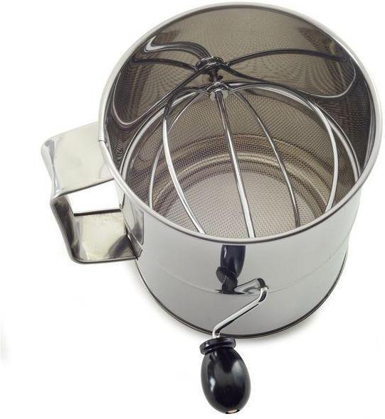 Norpro - 8 Cup Stainless Steel Flour Sifter - 146