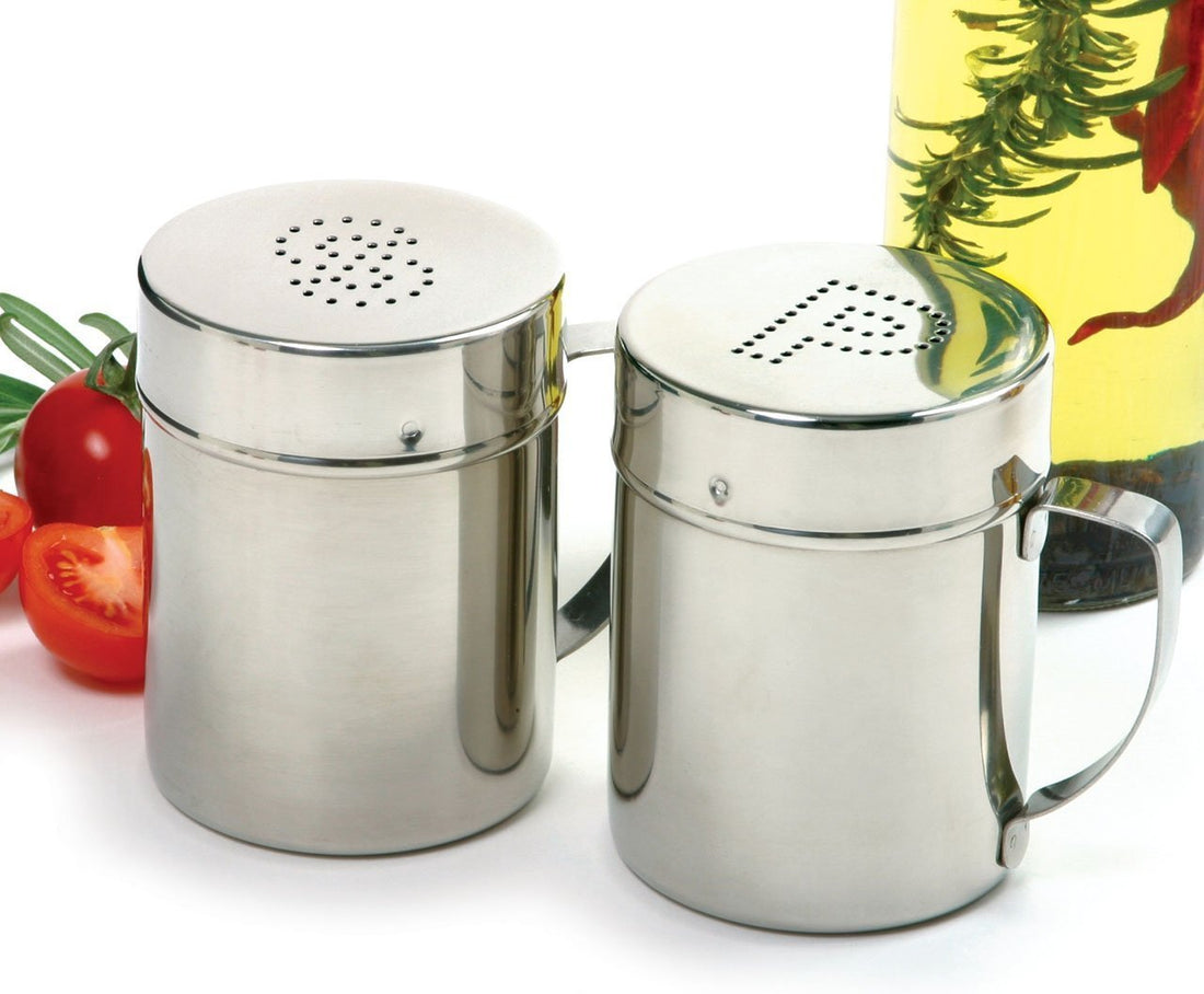 Norpro - 8oz Stainless Steel Salt/Pepper Shaker Set - 763