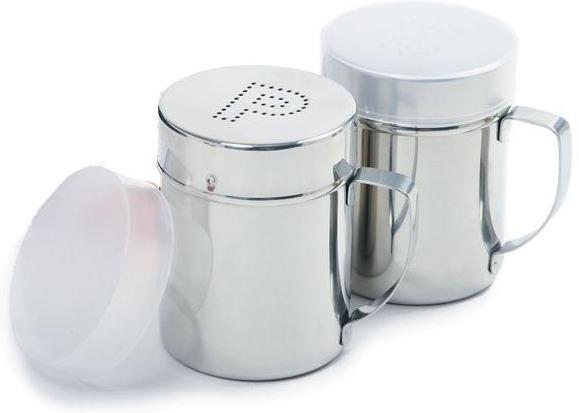 Norpro - 8oz Stainless Steel Salt/Pepper Shaker Set - 763