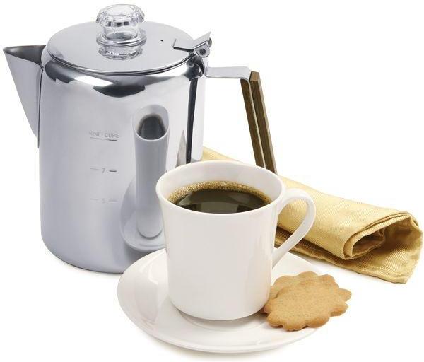 Norpro - 9 Cup Stainless Steel Percolator - 549