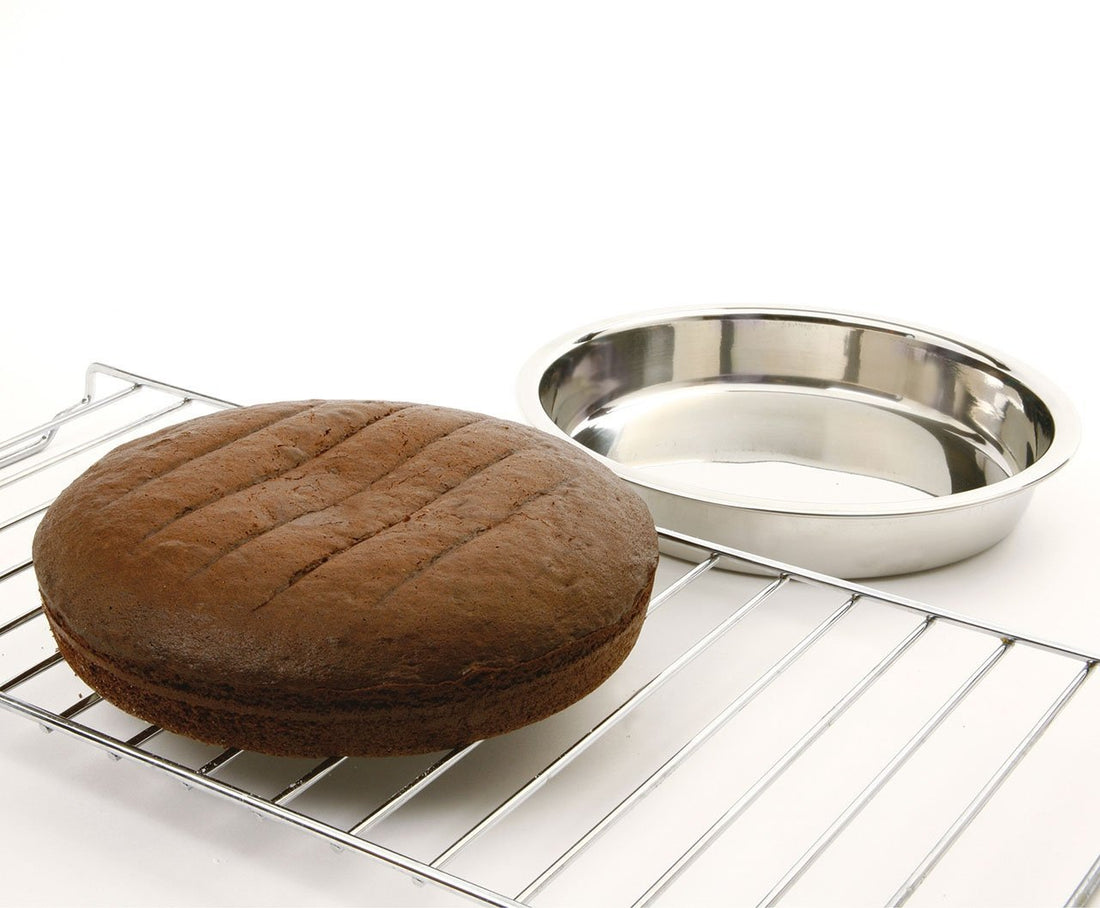 Norpro - 9" Stainless Steel Round Cake Pan - 3812