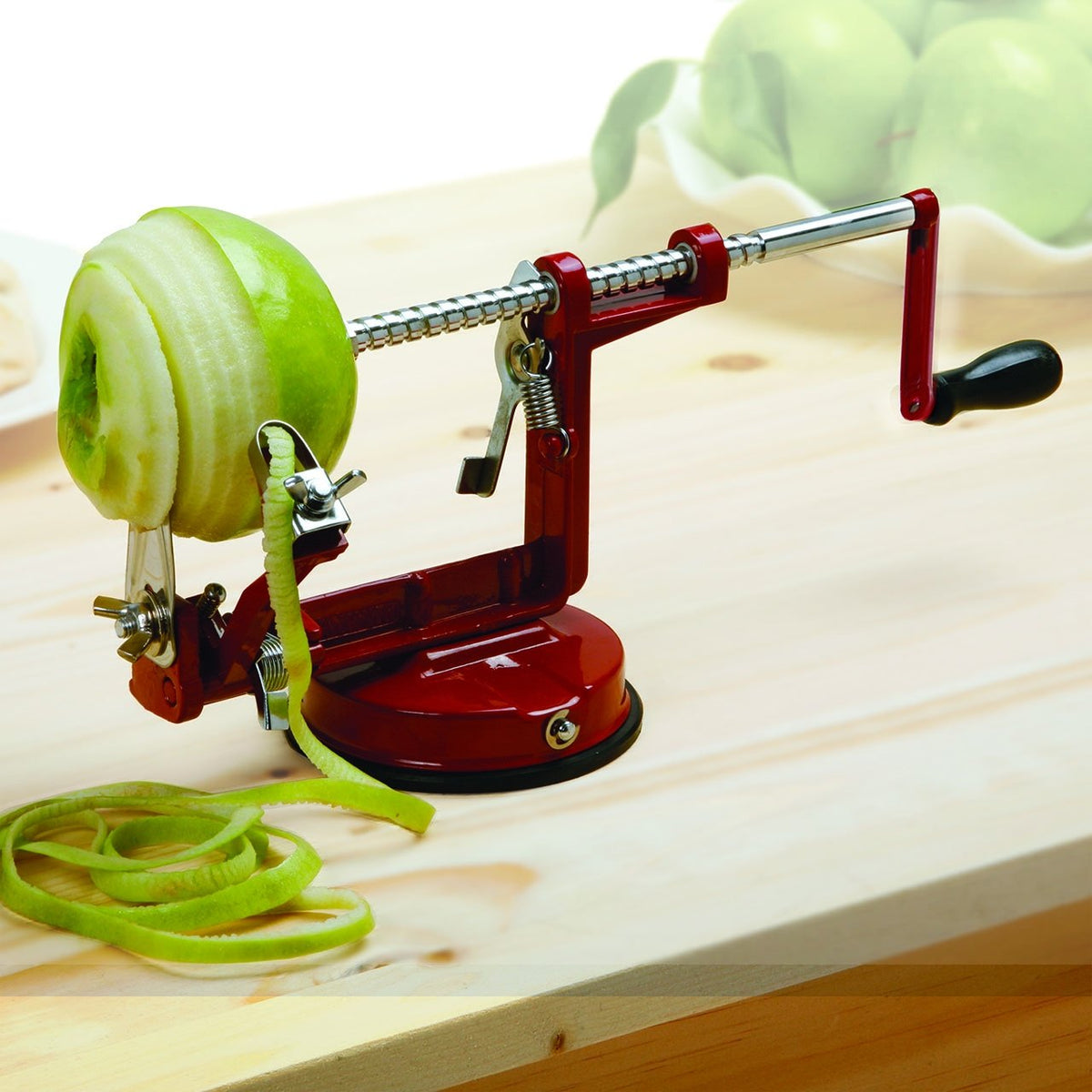 Norpro - Apple Master with Vacuum Base Red - 866R