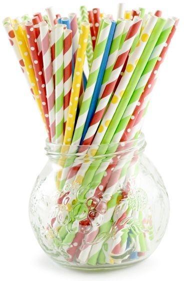 Norpro - Assorted Paper Fiesta Straws (200 Pieces) - 4024