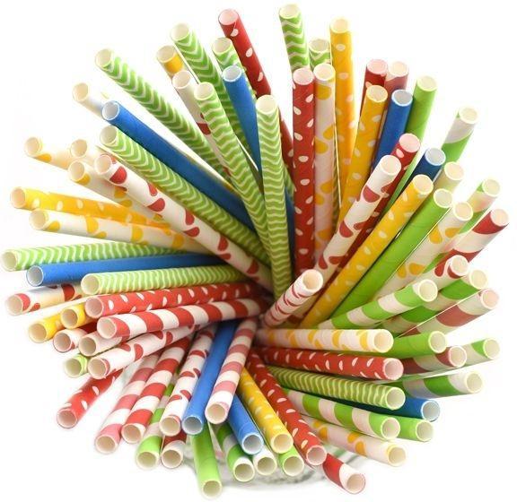 Norpro - Assorted Paper Fiesta Straws (200 Pieces) - 4024