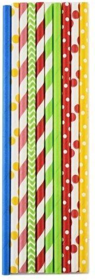 Norpro - Assorted Paper Fiesta Straws (200 Pieces) - 4024