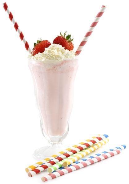 Norpro - Assorted Striped Paper Smoothie Straws (100 Pieces) - 4023