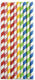 Norpro - Assorted Striped Paper Smoothie Straws (100 Pieces) - 4023