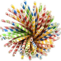 Norpro - Assorted Striped Paper Straws (100 Pieces) - 4022 - DISCONTINUED