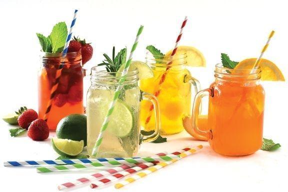 Norpro - Assorted Striped Paper Straws (100 Pieces) - 4022 - DISCONTINUED