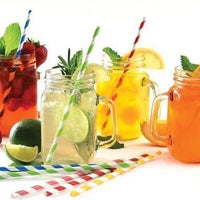 Norpro - Assorted Striped Paper Straws (100 Pieces) - 4022 - DISCONTINUED