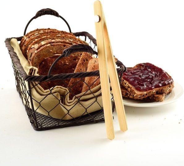 Norpro - Bamboo Toaster Tongs with Magnet - 1982