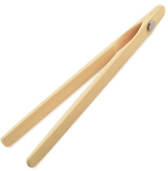 Norpro - Bamboo Toaster Tongs with Magnet - 1982
