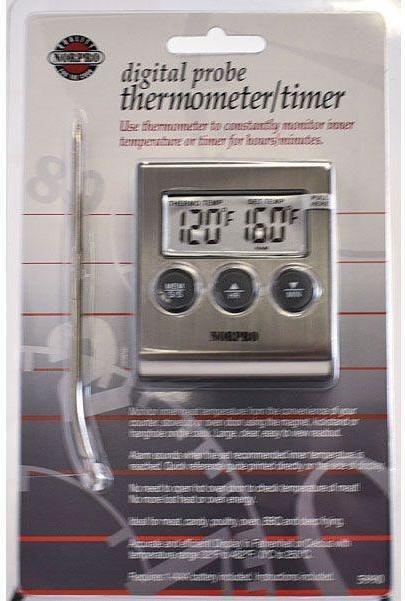 Norpro - Digital Probe Thermometer/Timer - 5990