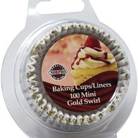 Norpro - Gold Swirl Mini Cups (100 Pieces) - 3441