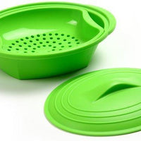 Norpro - Green Silicone Steamer with Insert - 180