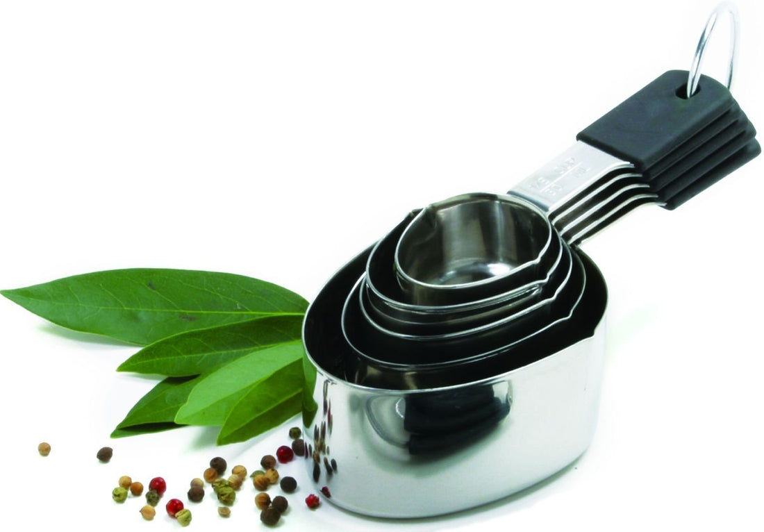Norpro - Grip-Ez 5 Piece Set Stainless Steel Measuring Cups - 3067
