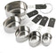 Norpro - Grip-Ez 5 Piece Set Stainless Steel Measuring Cups - 3067