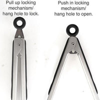 Norpro - Grip-Ez 9" Stainless Steel Locking Tongs - 1965