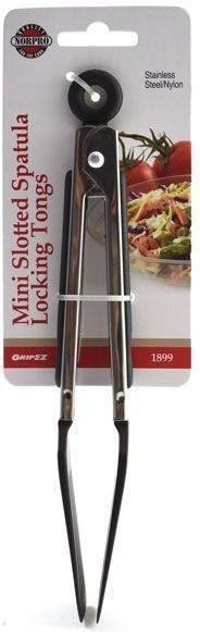 Norpro - Grip-Ez Slotted Spatula Locking Tongs - 1899