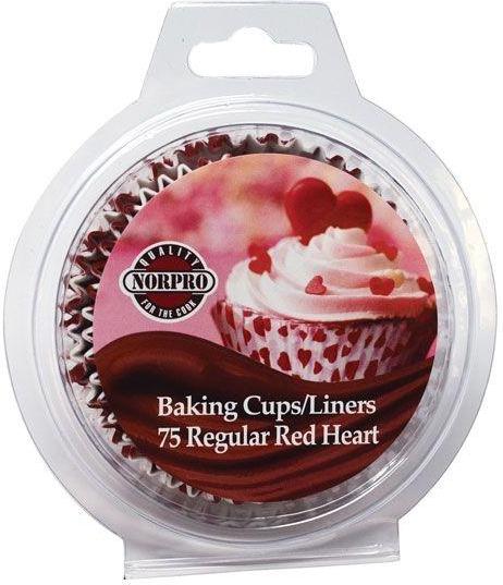 Norpro - Heart Muffin Cups (75 Pieces) - 3456