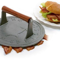 Norpro - Iron Bacon Grill/Press with Wood Handles - 1401