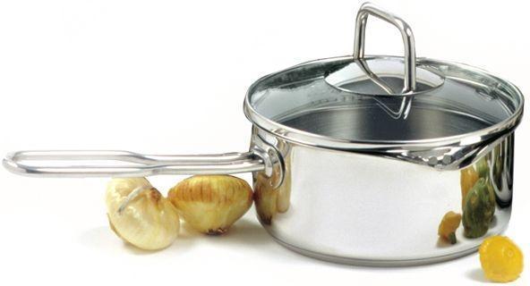 Norpro - Krona 1.4L Stainless Steel Vented Sauce Pan with Straining Lid - 601