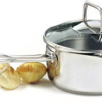 Norpro - Krona 1.4L Stainless Steel Vented Sauce Pan with Straining Lid - 601