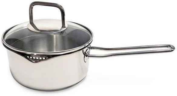 Norpro - Krona 1.4L Stainless Steel Vented Sauce Pan with Straining Lid - 601