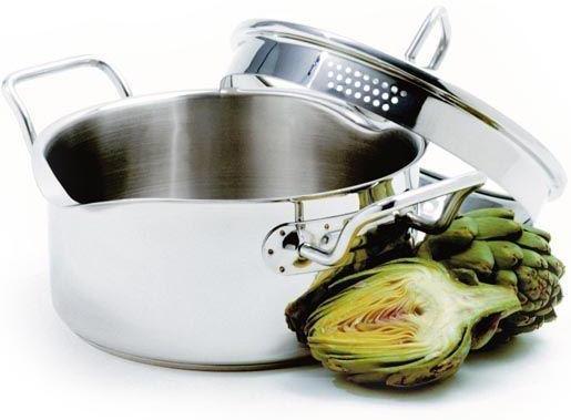 Norpro - Krona 2.8L Stainless Steel Vented Pot with Straining Lid - 611