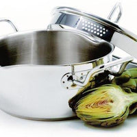 Norpro - Krona 2.8L Stainless Steel Vented Pot with Straining Lid - 611
