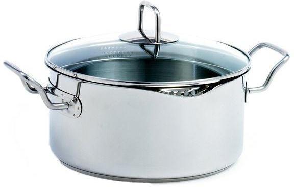 Norpro - Krona 4.8L Stainless Steel Vented Pot with Straining Lid - 645