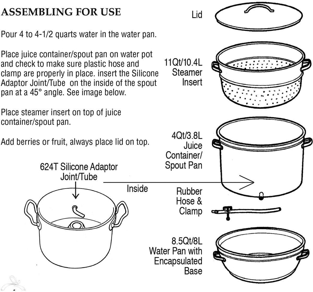 Norpro - Krona Stainless Steel Steamer/Juicer - 624