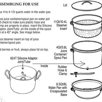 Norpro - Krona Stainless Steel Steamer/Juicer - 624