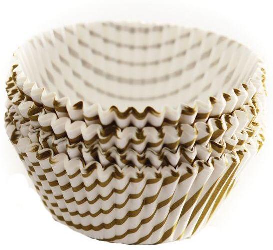 Norpro - Muffin Gold Swirl Cups (75 Pieces) - 3442