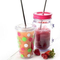 Norpro - Pack of 2 11" Stainless Steel Straw with Brush - 473