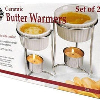 Norpro - Pack of 2 Ceramic Butter Warmers - 215